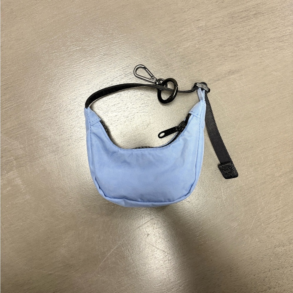 BAGGU Crescent Bag Charm in Cornflower
